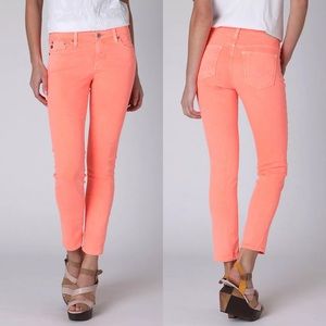 AG Adriano Goldschmied Women's Skinny Jeans in Coral